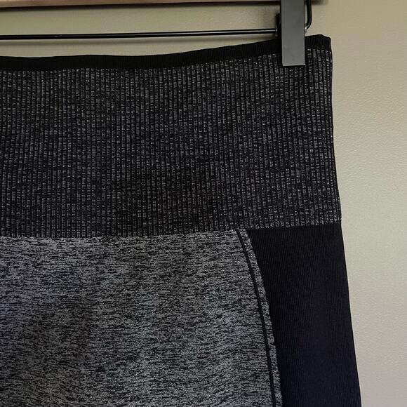 THIRDLOVE Flex Seamless Compression Legging Heather Grey Size Large High Waisted - Picture 10 of 15